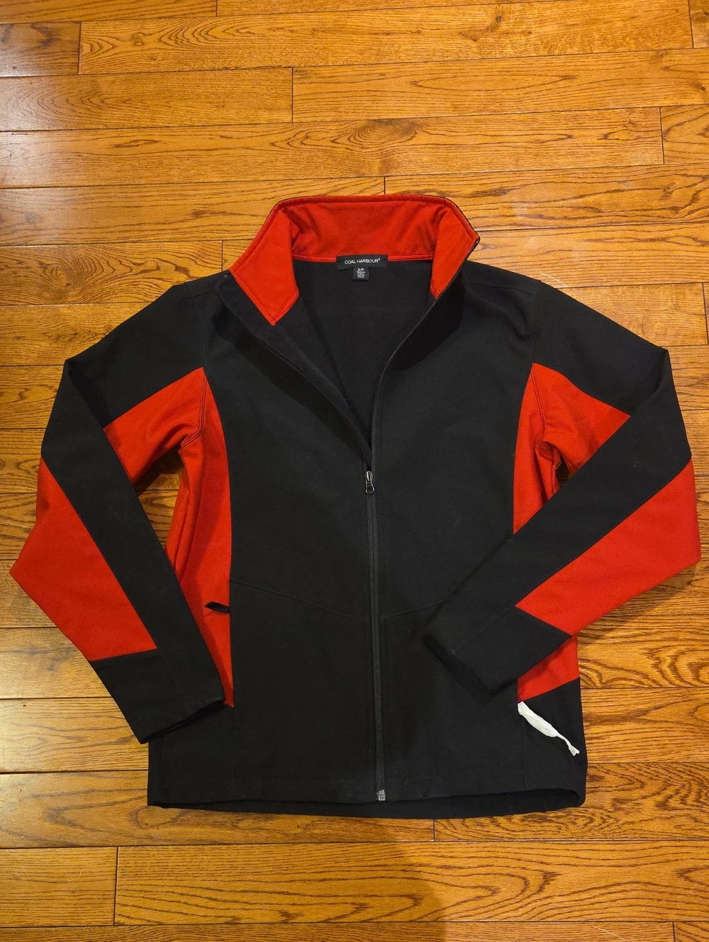 Black and Red Full-Zip Jacket